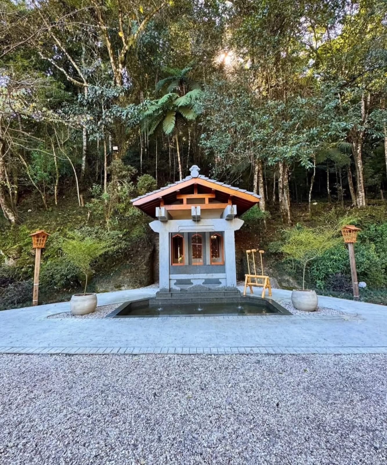 Jardim do Recanto Japonês em Poços de Caldas