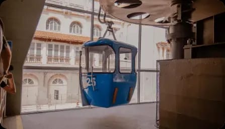 Estação do teleférico em Poços de Caldas